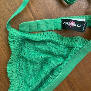 NWOT Cosabella Green Dolce Bralette in P (XS)